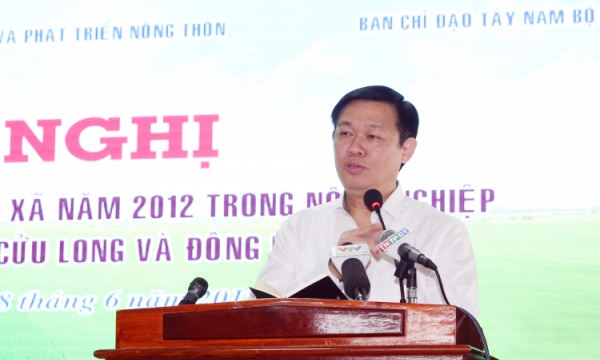 Phó Thủ tướng Vương Đình Huệ dự Hội nghị sơ kết thực hiện Luật Hợp tác xã